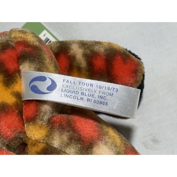 Fall Tour Bear Grateful Dead Beanie Limited Edition Plush Doll Leaves Autumn NWT - Picture 5 of 5